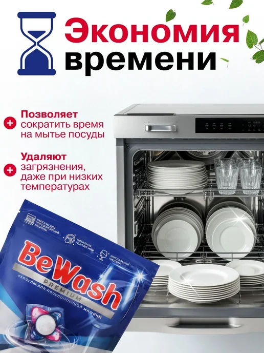 Капсулы для посудомоечной машины ALL IN 1, 25, вариант, фото 4