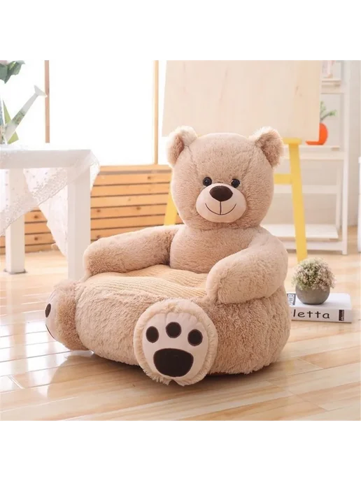 Диван детский 50х45х50 см коричневый, 50x45x50 см