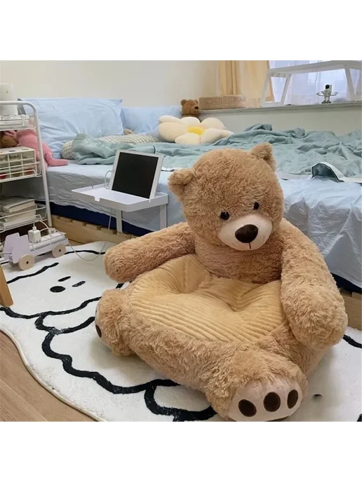 Диван детский 50х45х50 см коричневый, 50x45x50 см, фото 8