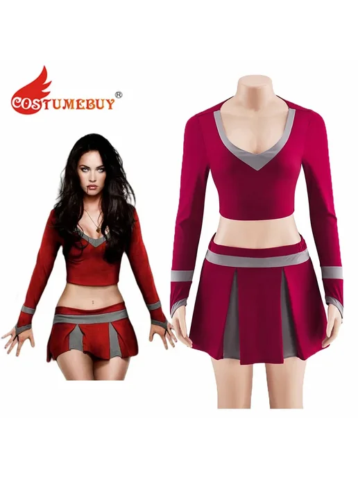 costumebuy Костюм чирлидера Дженнифер красный полиэстер, красный