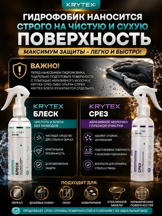 Гидрофобное покрытие для стекол и зеркал 10 мл, 10 мл, фото 4
