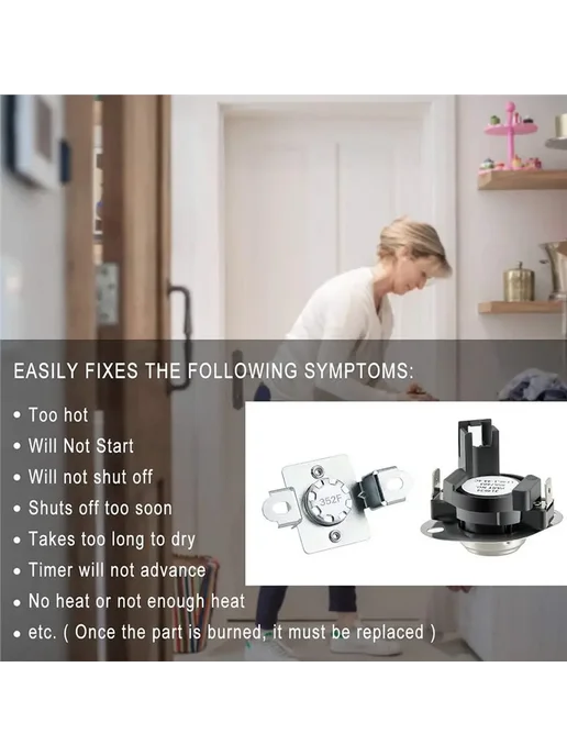 Комплект термовыключателей ABVI для сушилок Whirlpool, Mayta, вариант, фото 5