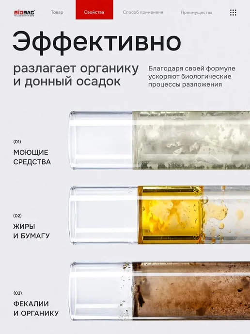 Бактерии для септика и выгребных ям, средство для дачных, вариант, фото 3