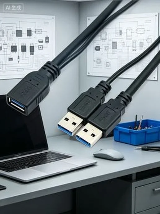 Кабель для компьютерной периферии USB 3.0 Type-A USB 3.0 Typ, вариант, фото 5