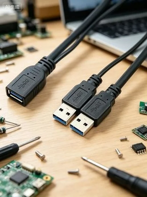 Кабель для компьютерной периферии USB 3.0 Type-A USB 3.0 Typ, вариант, фото 7