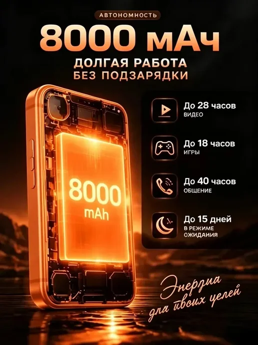 Смартфон Pro Max 1433 12/16 ГБ, черный, фото 5