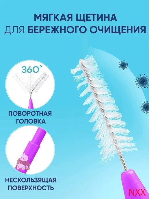 Ершики межзубные ультра тонкие 0,4 мм, зубной ершик для и, вариант, фото 7