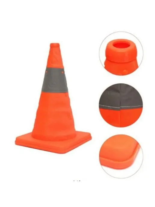 Складной оранжевый дорожный конус 30 см Orange 40cm, оранжевый