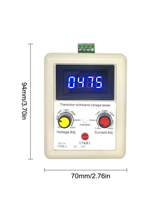 Тестер пробивного напряжения IGBT MOSFET, 120–2700 В, вариант, фото 3