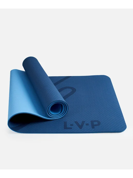 Коврик для йоги и фитнеса LVP, 183x61x0,6 см, двухслойный с, 183x61x0.6 см, фото 7