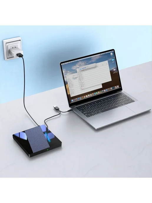 Внешний оптический привод ABZD 7 в 1 USB 3.0 Type C, вариант, фото 4