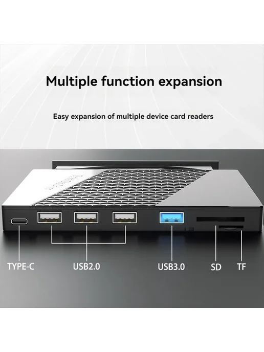 Внешний оптический привод ABZD 7 в 1 USB 3.0 Type C, вариант, фото 5