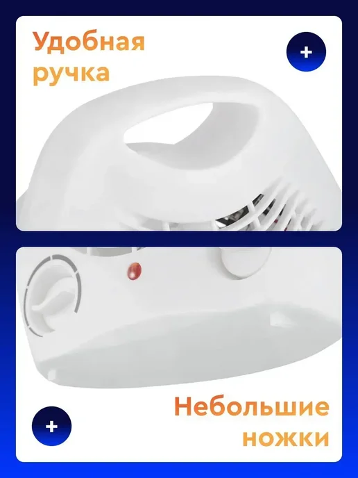 Тепловентилятор электрический СТАРТ настольный обогреватель, вариант, фото 6