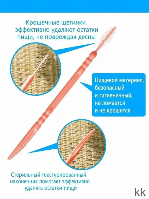 Межзубные ершики голубые, голубой, фото 5