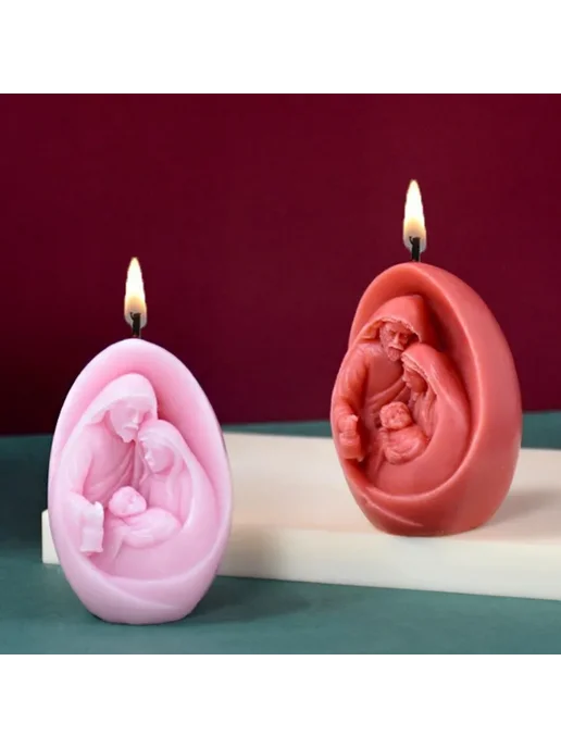 Силиконовая форма для свечей "Иисус", 3D 83001897, вариант, фото 5