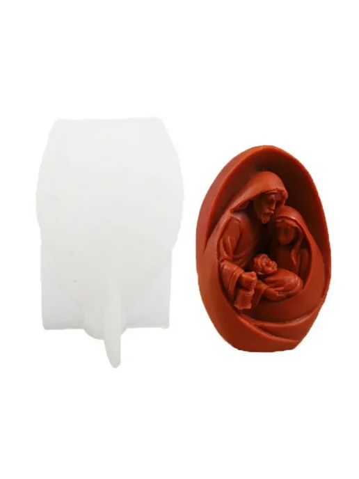 Силиконовая форма для свечей "Иисус", 3D 83001897, вариант, фото 7