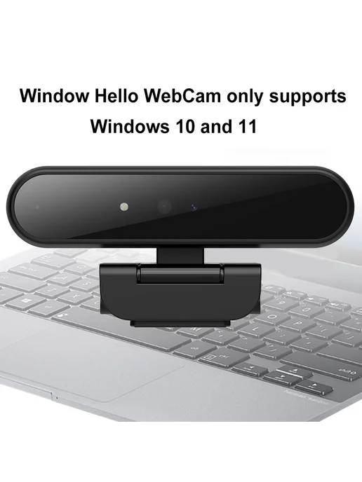 Веб-камера 1mp 720p черная для Windows 10 11, черный, фото 2
