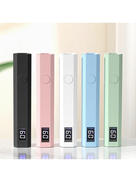 LULAA Портативная Мини Сушилка для Ногтей Rechargeable Pink, вариант, фото 3