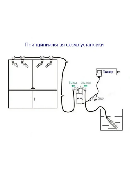 Форсунка для систем осадков флорариумов и террариумов, вариант, фото 8