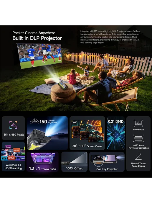 Смартфон Ulefone Armor 34 Pro Plus 2/512 ГБ, цвет не указан, фото 4