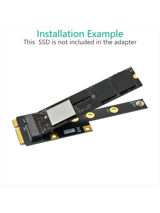 Адаптер Mini PCIe — M.2 M-Key для NVMe SSD, вариант, фото 5