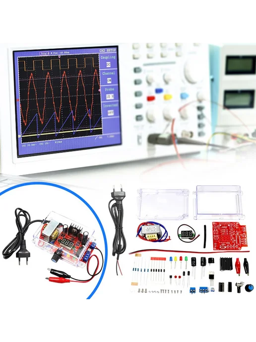 LM317 Регулируемый стабилизатор напряжения, DIY-набор питани, вариант, фото 4