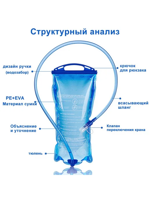 Гидратор для воды 2 л, 2 л, фото 2