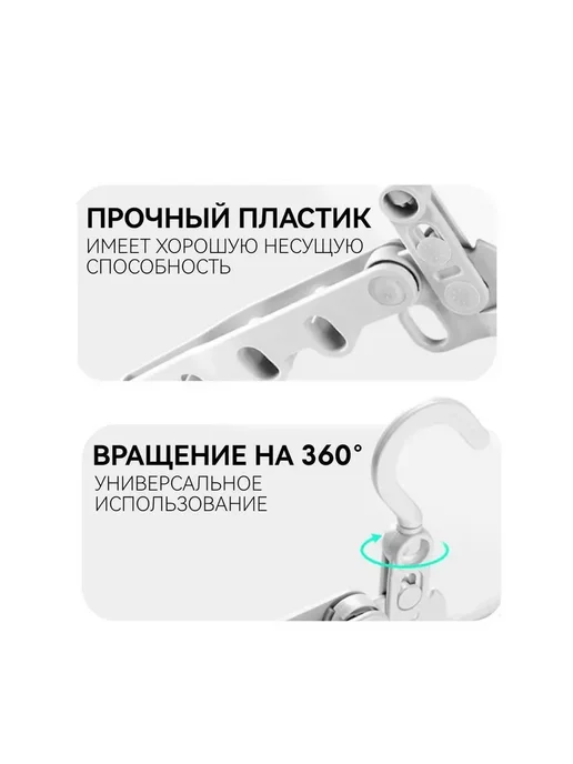 Сушилка навесная складная Серая 35х8 см 1 шт, 35x8 см, 1 шт, фото 7