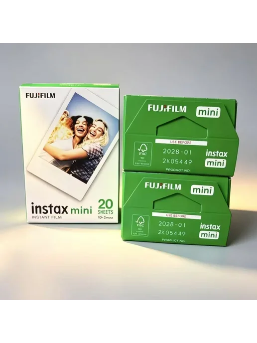 FUJIFILM Фотобумага Instax Mini 10 80 листов белая рамка 80, белый, фото 2