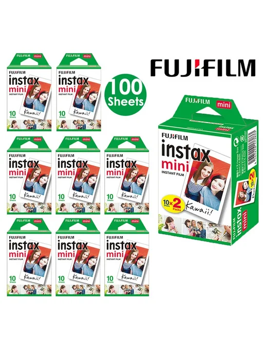FUJIFILM Фотобумага Instax Mini 10 80 листов белая рамка 80, белый, фото 6