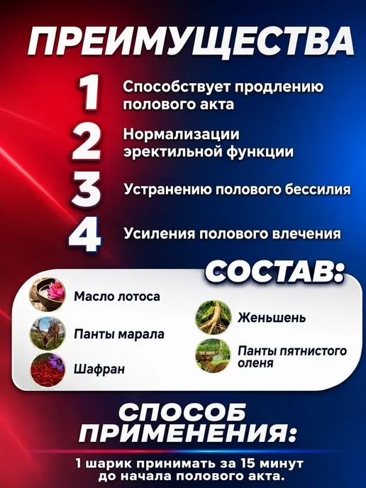 Возбудитель сильный для секса 18+, 2 шт, фото 2