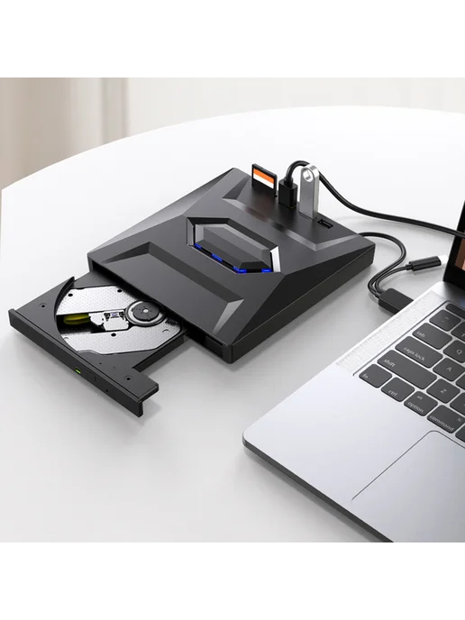 5 в 1 Drive Burner Recorder USB-C+SD TF для ноутбука и ПК, вариант, фото 4