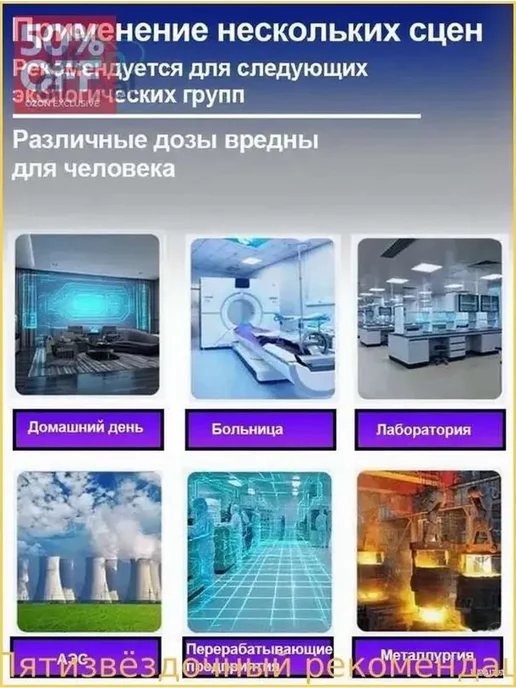 Портативный дозиметр FSJCY001-G, 1 г, фото 7