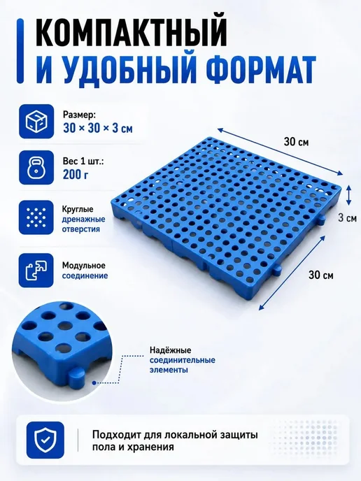 Решетчатый пол 30*30 для клеток, 30x30, фото 2