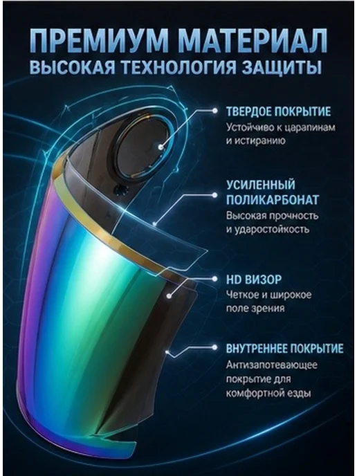 Мотоциклетный защитный изор наборе, вариант, фото 4