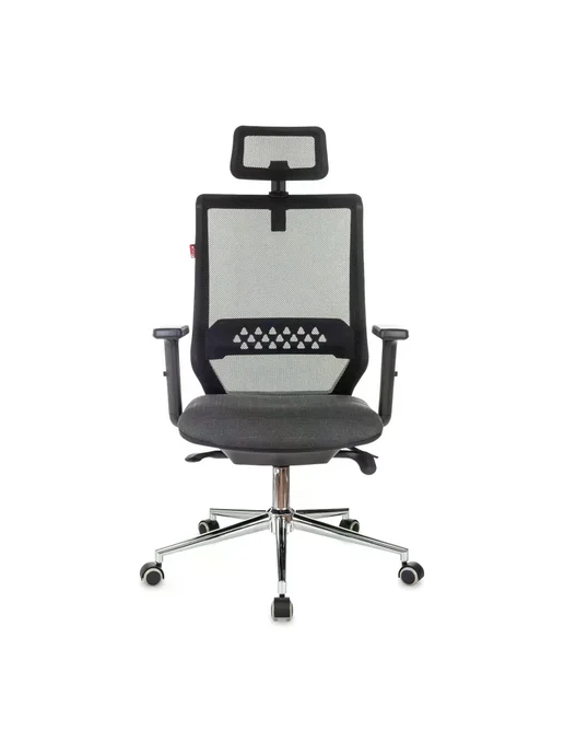 Кресло VB_EChair 663 TC-H SL черный TW-01 38-418 сетка ткань, черный, фото 2