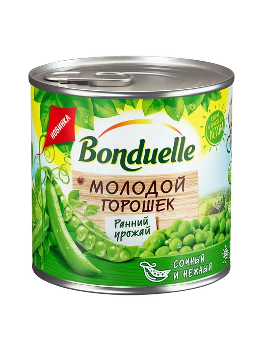 Горошек Bonduelle Молодой 212 г, 212 г