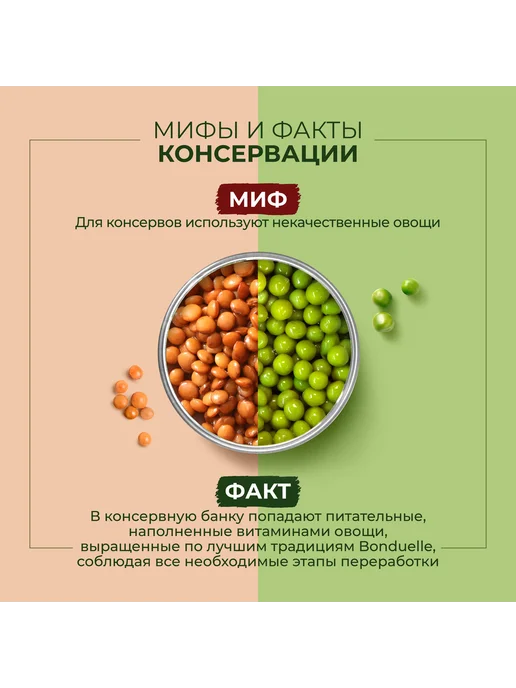 Горошек Bonduelle Молодой 212 г, 212 г, фото 6