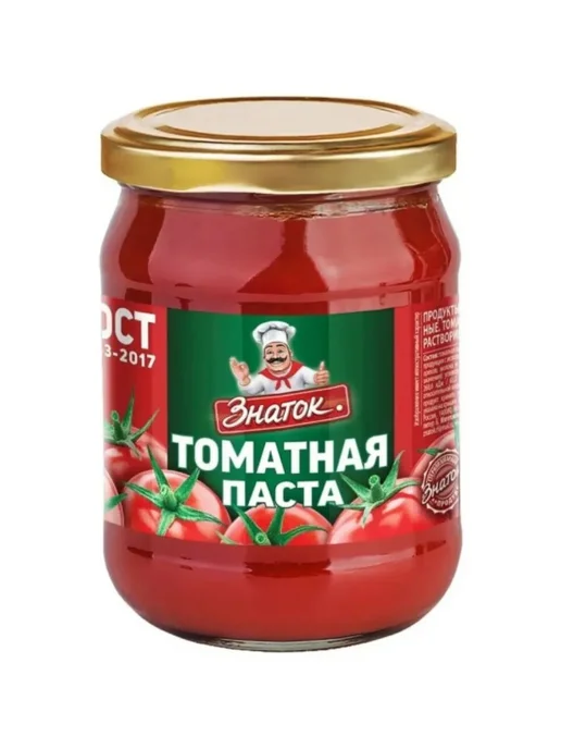 Томатная паста, стеклянная банка 270 г, 270 г, фото 2