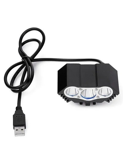 Велосипедный фонарь LED XM-L T6, 3000 лм, USB, вариант, фото 6