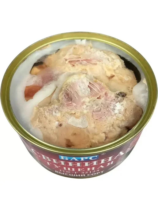 Свинина тушёная высший сорт, ГОСТ, экстра, 325 г, 325 г, фото 2