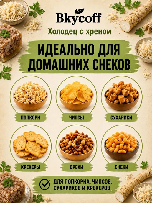 Приправа для сухариков со вкусом холодца с хреном, вариант, фото 2
