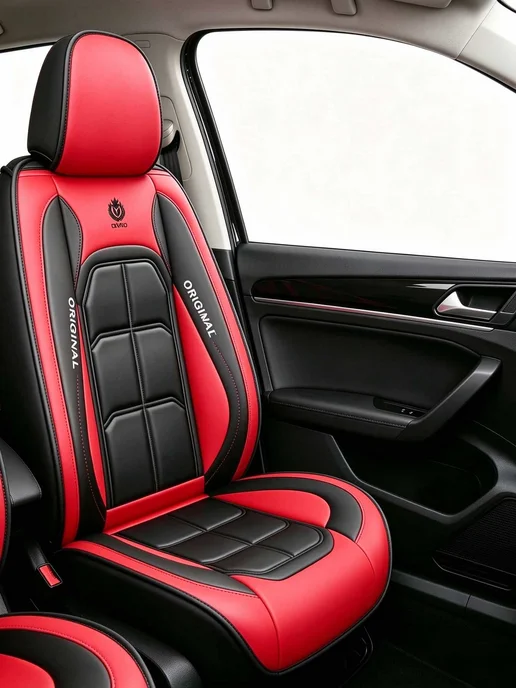 Чехлы на сиденья автомобиля Geely Coolray, красный, фото 2