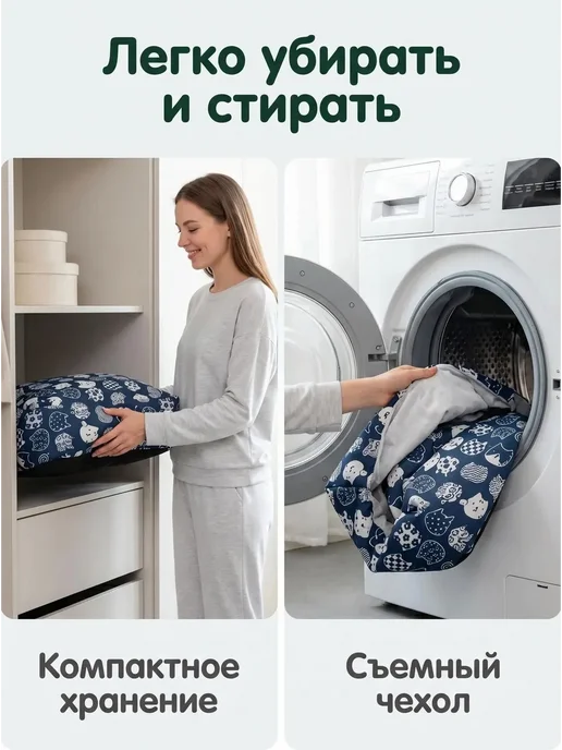 Зимний квадратный лежак для собак 50x40 см, 50x40 см, фото 5