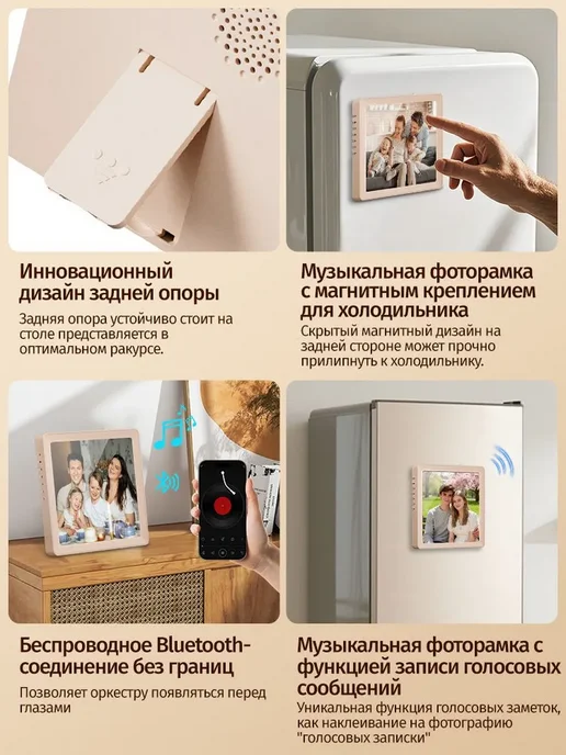 Цифровая фоторамка P9, 3.7 дюйма, вариант, фото 8