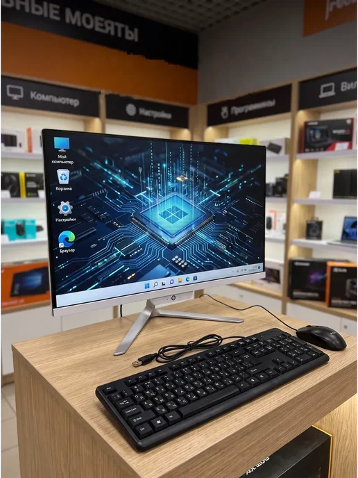 Intel Моноблок 24", Core i7 4790,SSD 512ГБ, RAM 16ГБ, 512 ГБ, 16 ГБ