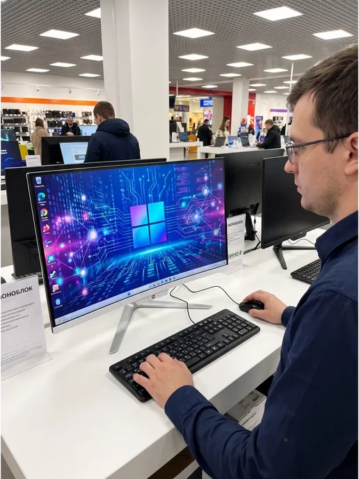 Intel Моноблок 24", Core i7 4790,SSD 512ГБ, RAM 16ГБ, 512 ГБ, 16 ГБ, фото 7