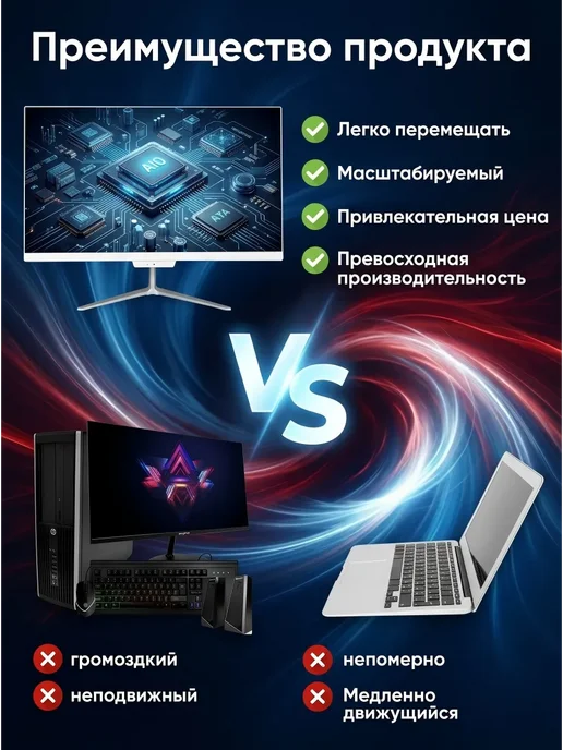 Intel Моноблок 27", Core i7 3610, SSD 512ГБ, 512 ГБ, фото 3