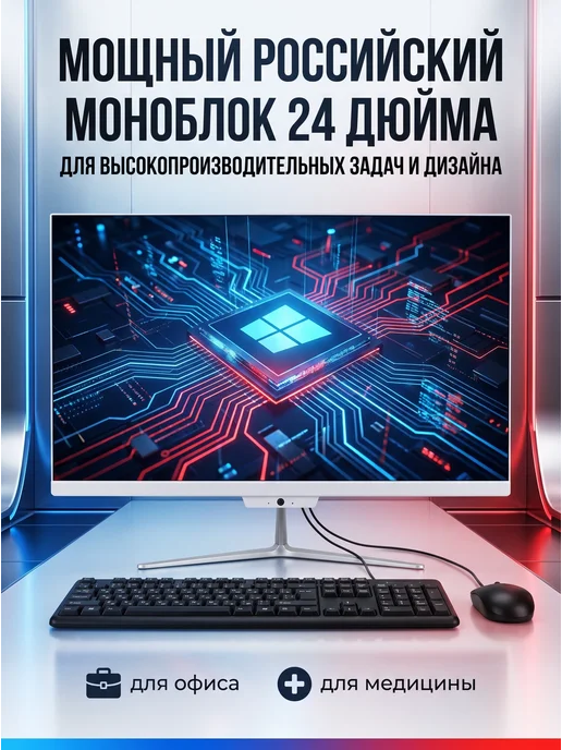 Intel Моноблок 24", Core i7 4790,SSD 512ГБ, RAM 16ГБ, 256 ГБ, фото 2
