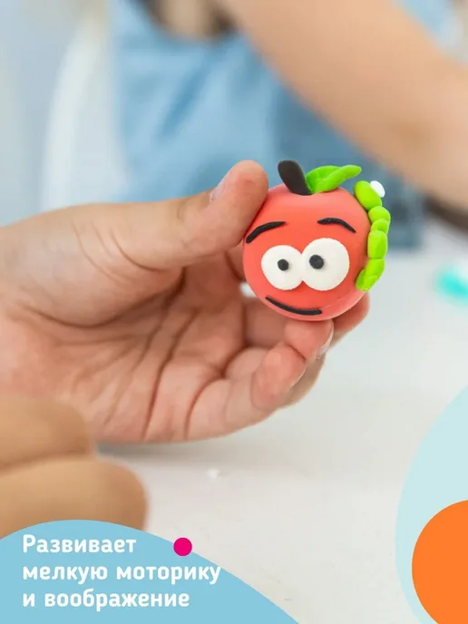Genio Kids Пластилин воздушный 20 цветов набор для, 20 цв., фото 4